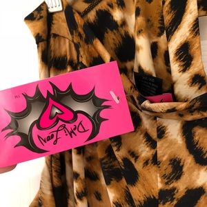 Demi Loon Dresses - Demi Loon Leopard Pin Up Halter Dress Demi Loon Dresses - Demi Loon Leopard Pin Up Halter Dress
